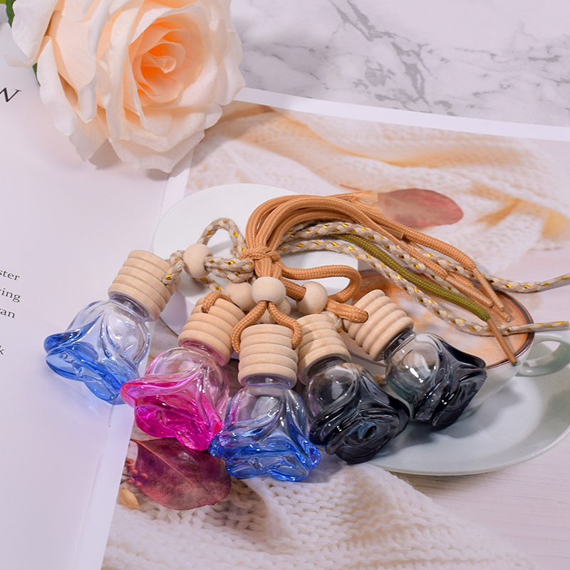 Car perfume bottle Creative in-car aromatherapy bottle pendant Car decorative (3)