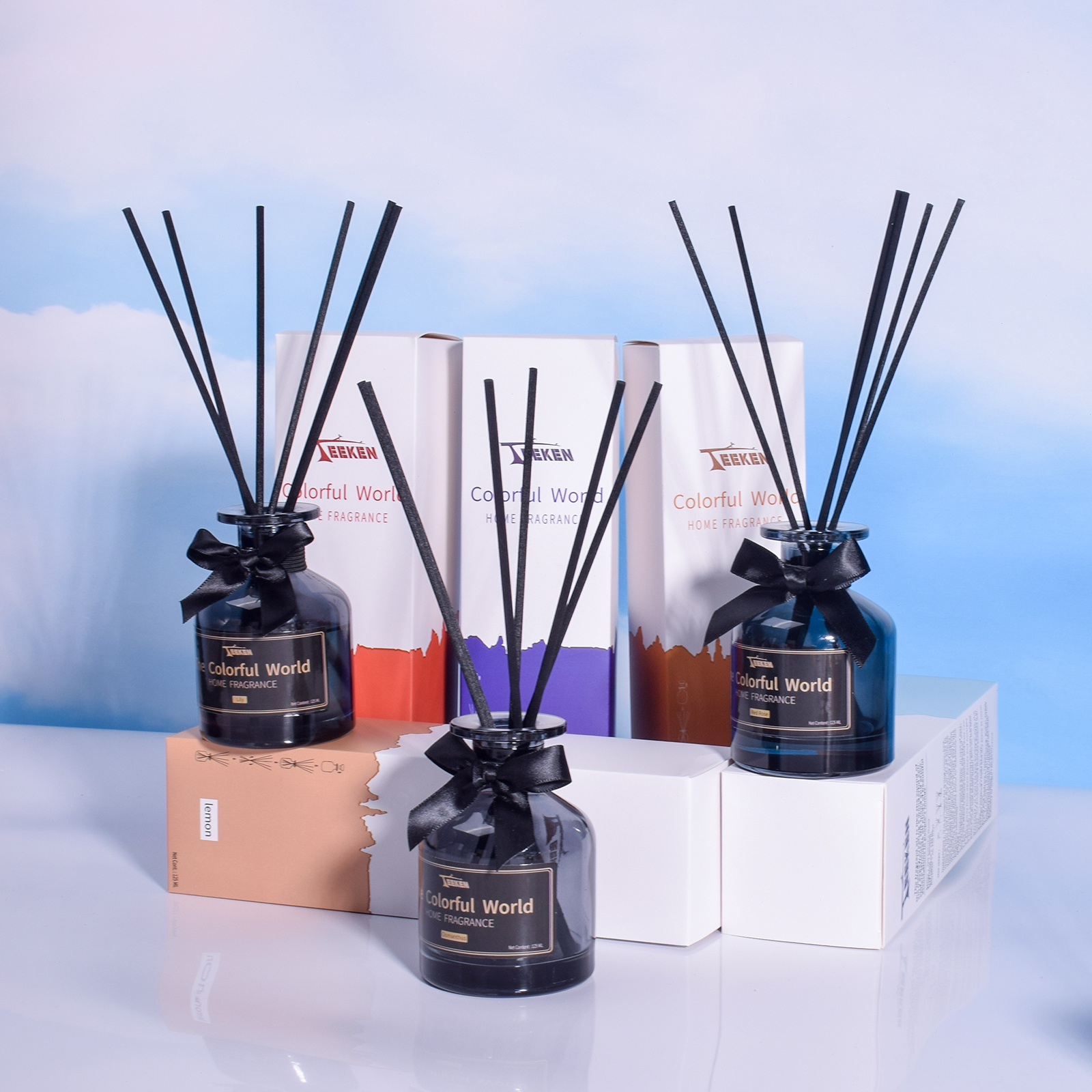 Fragrance Oil Home Office Air Freshener Room Christmas Reed Diffuser (4)