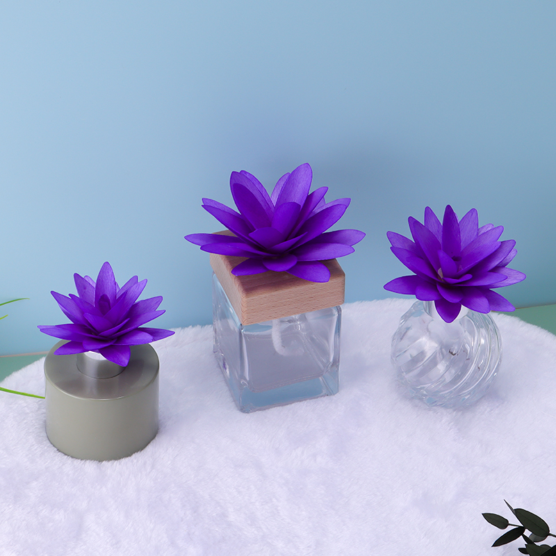 wood flower custom color size home decoration diffuser flower (3)