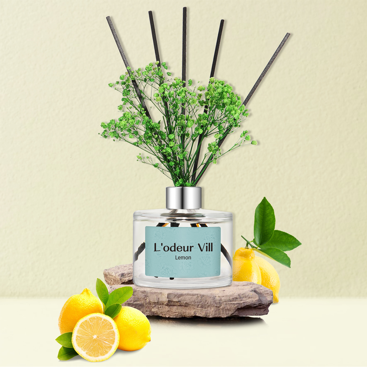 Household Indoor Volatile Fiber Fragrance Bathroom Deodorant Freshener 100ml (5)