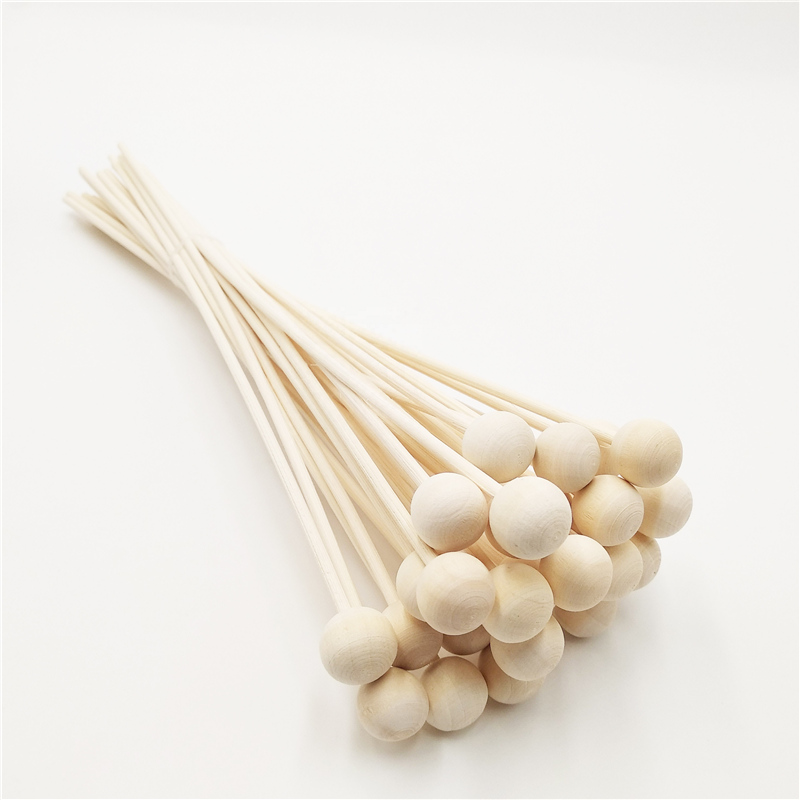 Aroma Reed Diffuser Rattan Sticks With Wood bead diffuser (4)