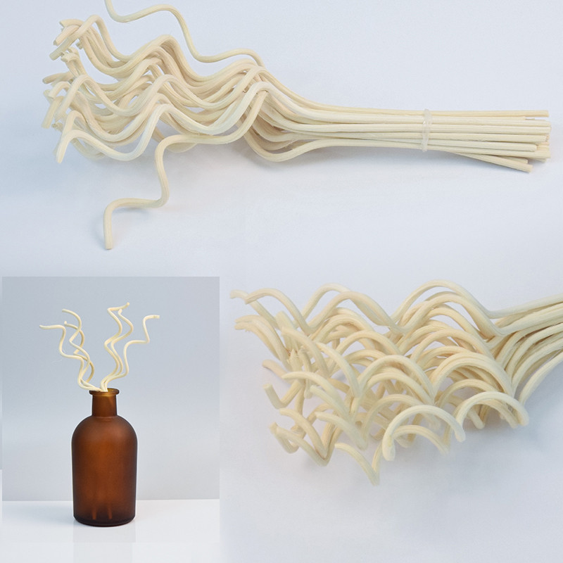 High Quality wavy rattan sticks Curly Shape Air Freshener Stick (3)