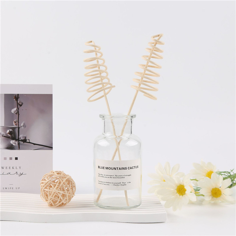 Raw wood color rattan reed diffuser decorative rattan stick (5)