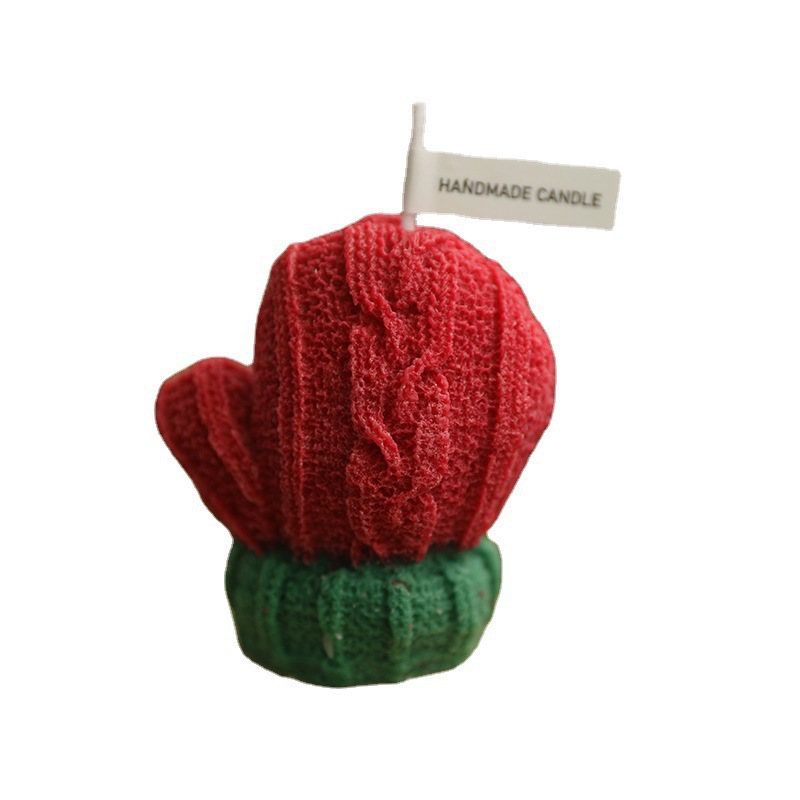 Christmas Scented Candle Ambience Mini Woolen Glove Shape (5)