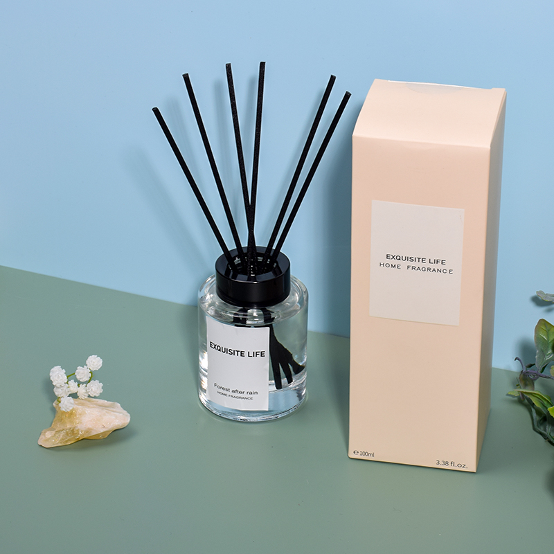 Home Aromatherapy Diffuser Set Essential Oil with fiber Sticks (4)