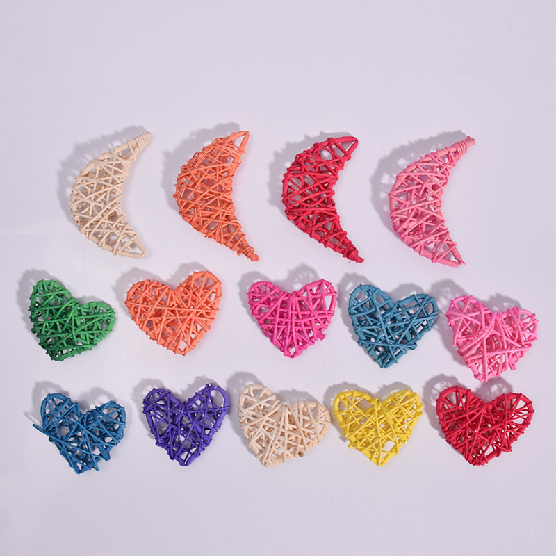 Natural decorative rattan handcraft star shape decor aroma diffuser (5)