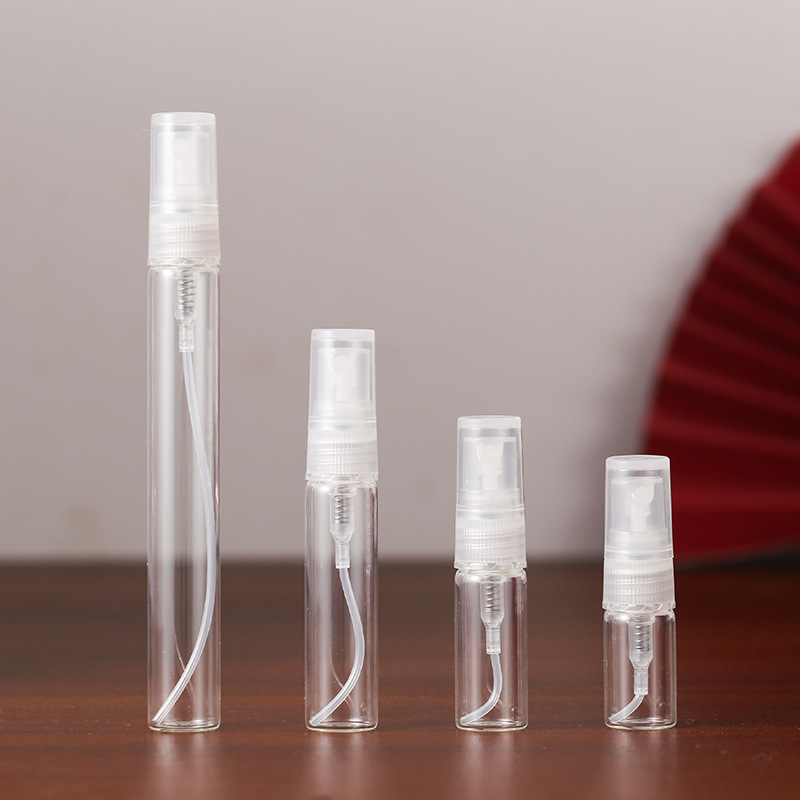 Perfume Bottle test Tube Sample Glass Bottle Press Spray Bottle (1)