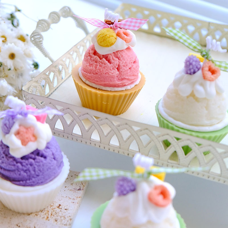 Dessert Shape Aromatherapy Candle Gift Box Lovely Romantic Female Gift (2)