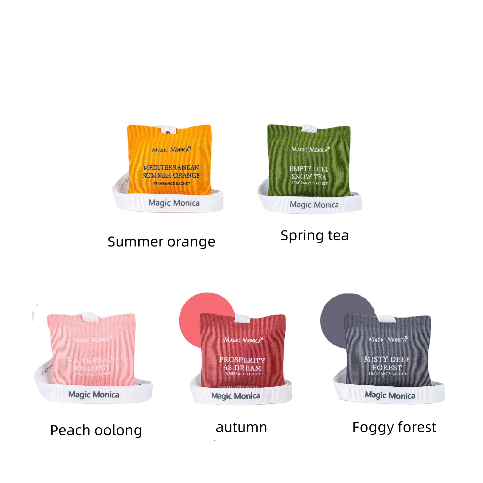 Car Aromatherapy Sachet Car air Outlet Hanging Household Wardrobe Sachet (5)