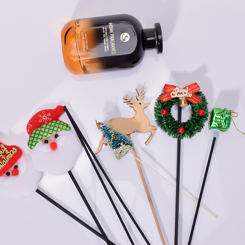 Christmas Fiber Sticks reed diffuser Sticks Distribute Aromatherapy Accessories (2)