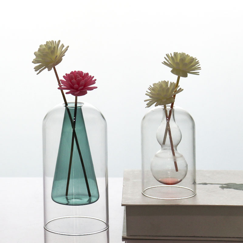 Glass Bottles Recycled Handmade Different Shapes Fragrance Diffuser Bottle (3)