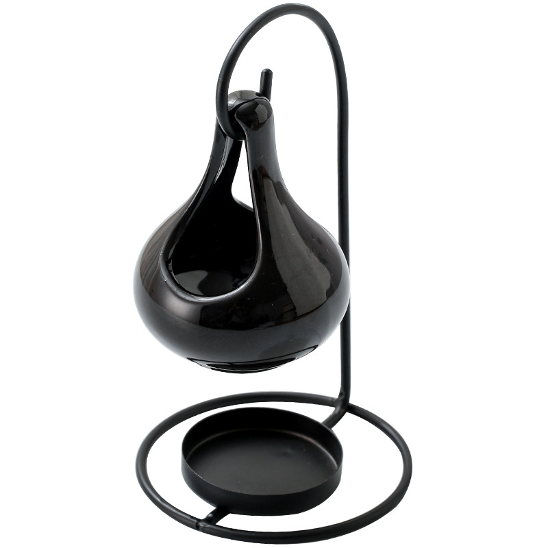 Black Hanging Stove Creative Aromatreatment Oil Lamp Heating Lamps Household (4)