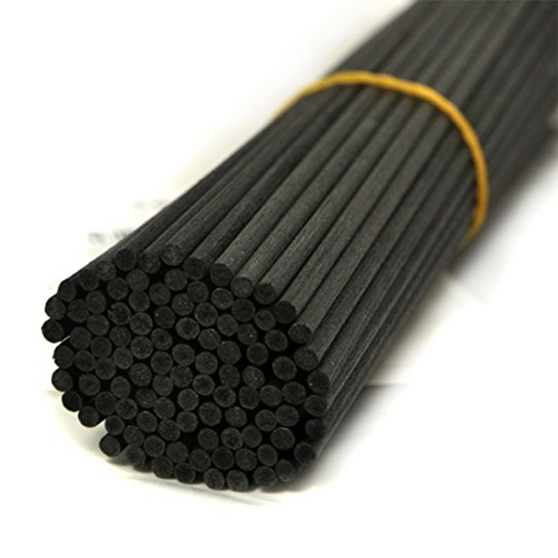 Home Fragrance black Synthetic sticks Fiber Reed Diffuser Sticks (6)